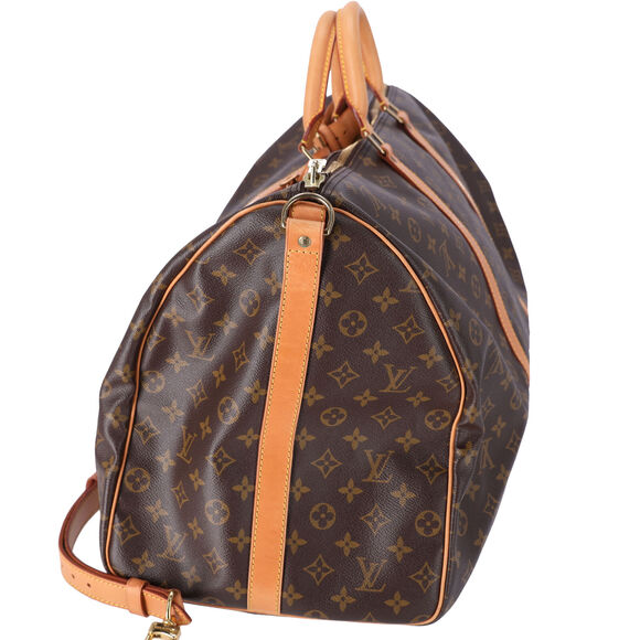 Louis Vuitton Keepall Bandouliere 60 Monogram Boston Bag M41412 Brown - Picture 2 of 9